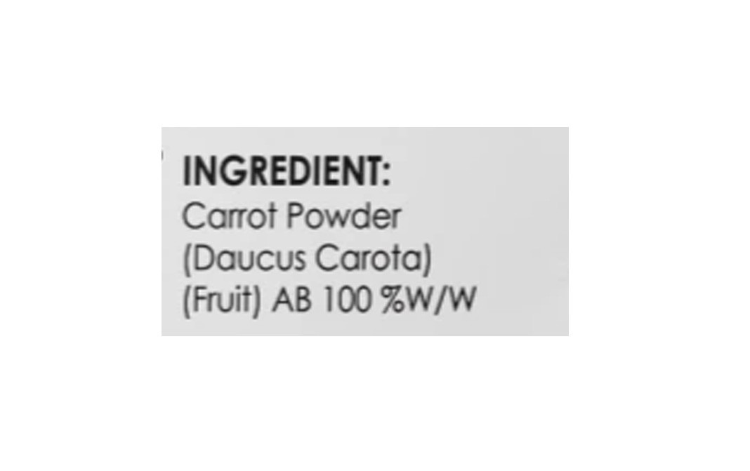 Health Vit Carrot Powder (Daucus Carota)   Pack  100 grams